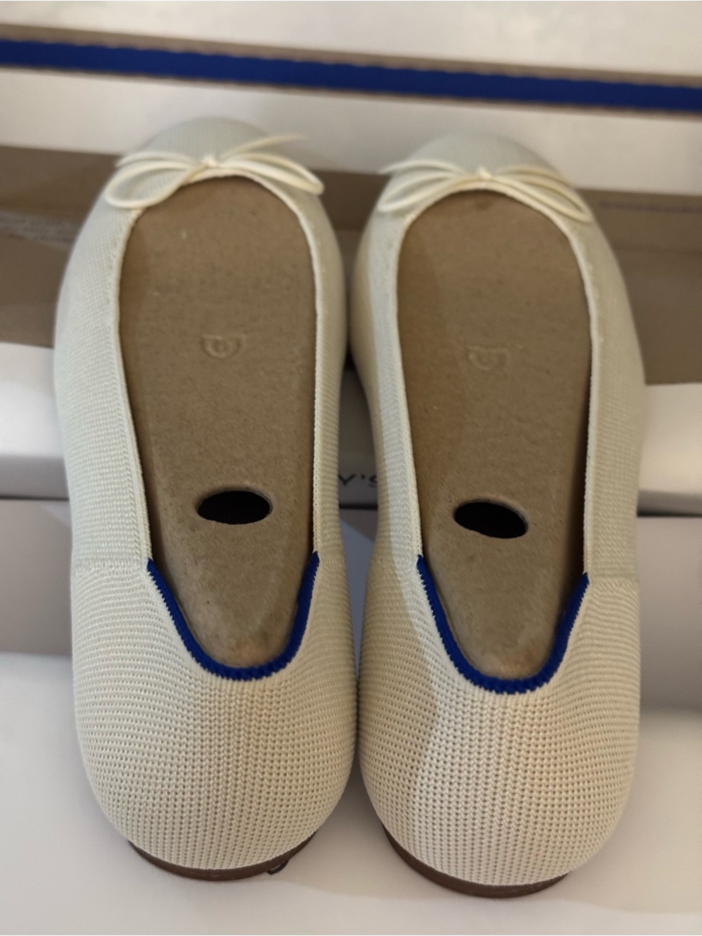 NIB Rothy's Gardenia Ballet Bow Flats W US 11 EU 41